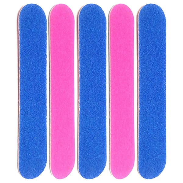 Nagelfilar Dubbelsidiga Emery Boards för polering 5 st