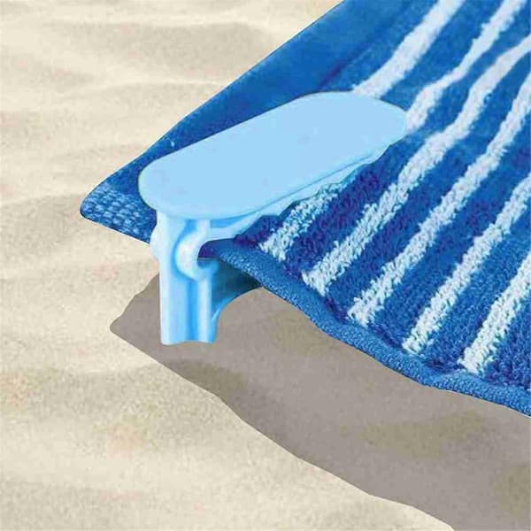 Badehåndklædeklemme Campingmåtteclips Plastik Picnictæppeclips Plastik Badehåndklædeklemme