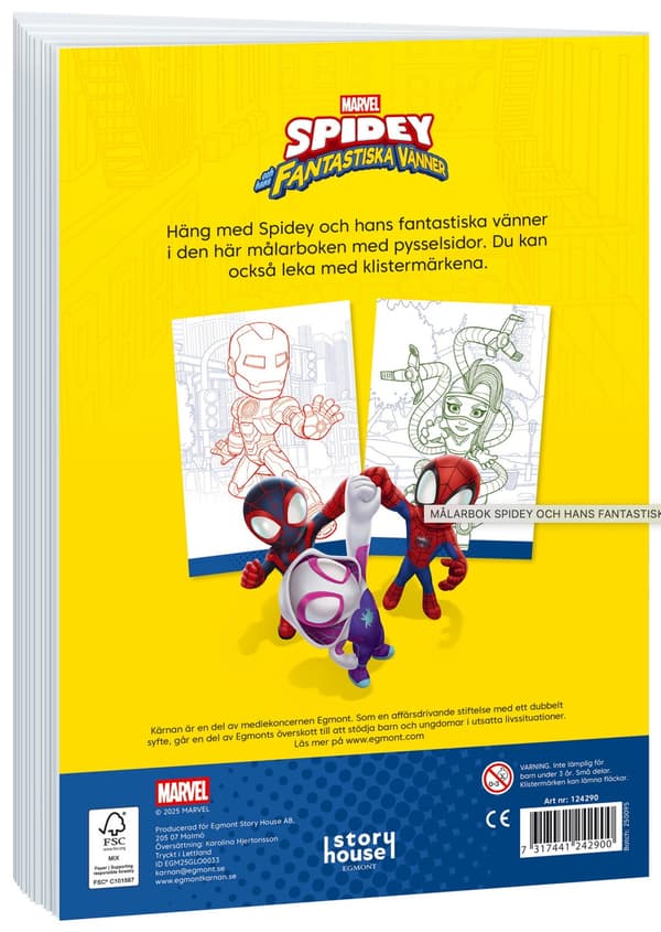 Spidey Coloring Book with Craft Pages and Stickers 118