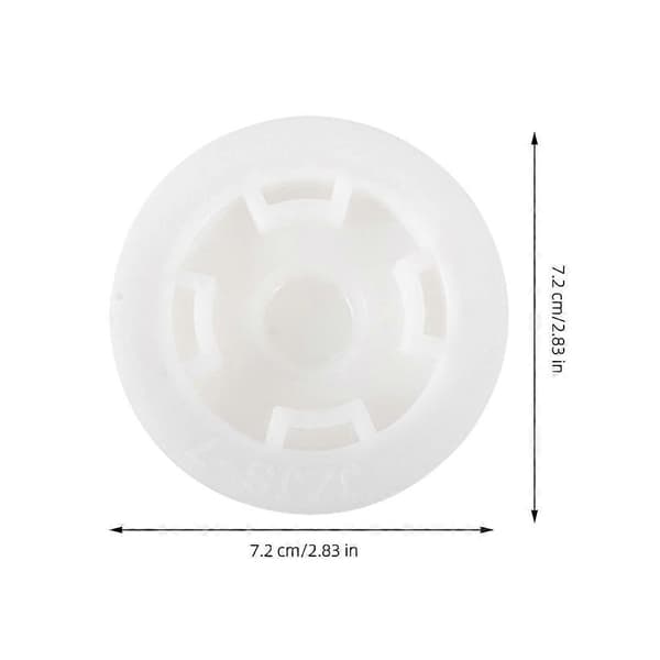 Fatlock Plastlock Gängade Tätningslock 12 st Plast Vita Fatlock