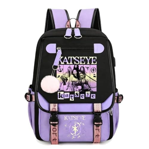 KATSEYE Rygsæk Merch Casual Laptop Rygsæk