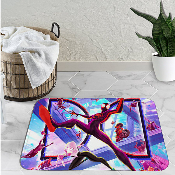 Spider-Man Across the Spider-Verse 50X80CM gulvmåtter egnet til indgangsdøre, soveværelser, badeværelser, fodmåtter, stuegulvmåtter (Verse1 1PCS) Style01 50*80cm