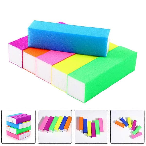 Neglebuffer Manikyr Svampblokker For Neglesalong 9.30X2.50X2.50CM Neglepolering 36 Stk