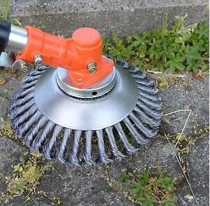 Steel Brush Tile Cleaning 20cm Multifunctional Wire Wheel Brush Silver silver