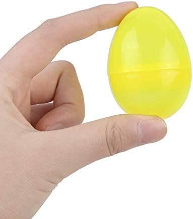 60 stycken tomma plastpåskägg Överraskningsägg för äggjakt blandade