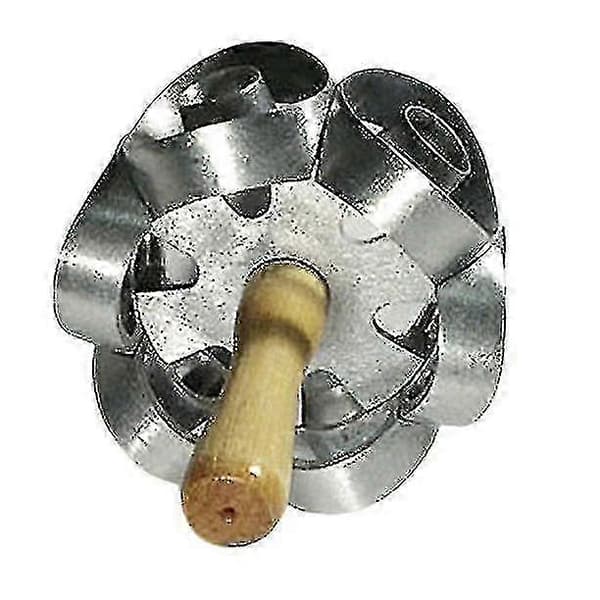 Metal Roterende Donutudstikkerform til Bagning, Dejværktøj i Rustfrit Stål til Hjemmelavede Donuts