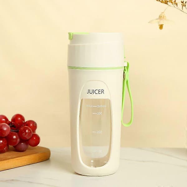 Grønn bærbar 8-blads påfyllbar juicerkopp