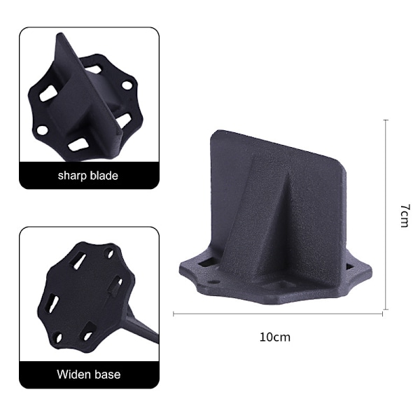 Pieni kuutio puunhalkaisijakilpi mini kannettava puunhalkaisijatyökalu koti ulkoilu leirintä puunhakkuutyökalu kirves L:7*10CM（850g）