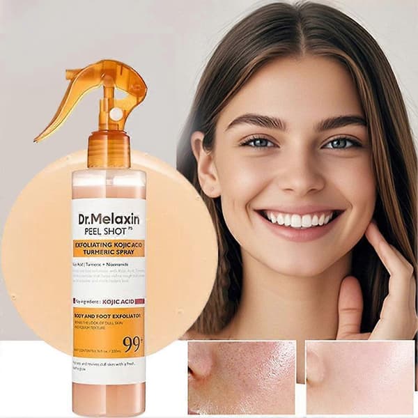 Dr.Melaxin Kojic Gurkemeje Eksfolierende Spray 200ml til Hudoplysning