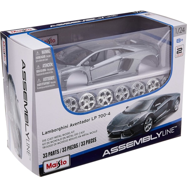 Lamborghini Aventador LP 700-4 Kit Diecast-køretøj, skala 1:24