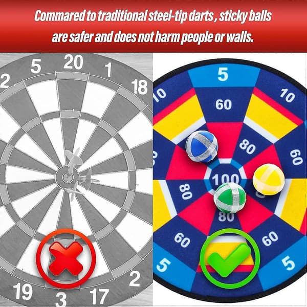 20 stk borrelåskuler, 1,3 tommer dartspillkuler for barn