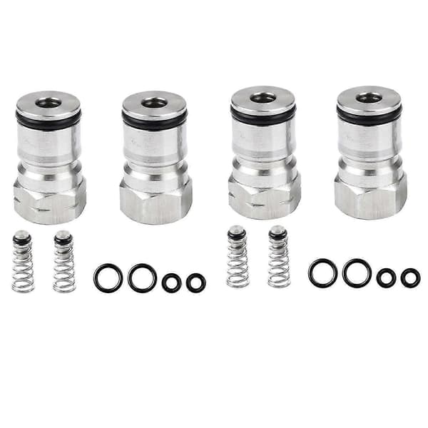2X Kegstolpe til Cornelius Type Ball Lock Keg Rustfrit Stål Corny Kegstolpe med Poppet Kegstolpe VS