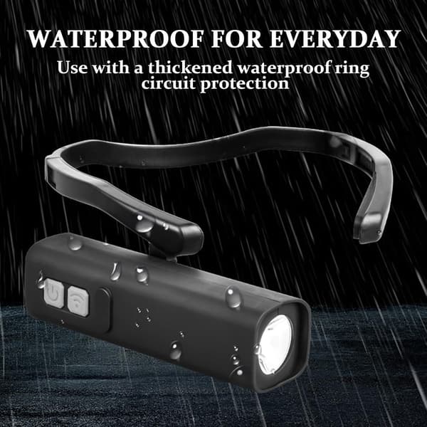 LED Headlamp with Motion Sensor - Rechargeable Waterproof Headlight for Hiking, Running, Cycling & Camping