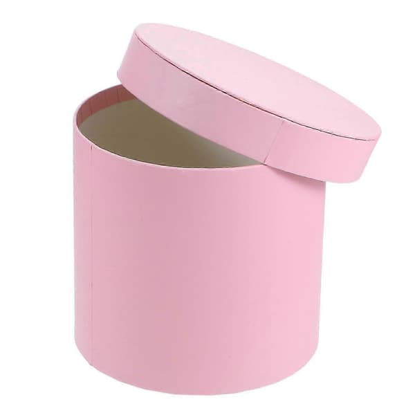 Pappersblomma Cylinder Presentförpackning Rund 5.55.55.1in Bukett Förvaringslåda 1-pack