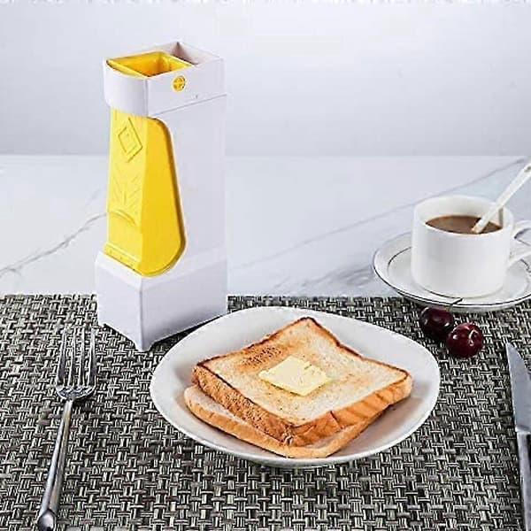 Enkel ett-klikks smørkutter – smørdispenser for oppbevaring av smør til baking av brød, kaker, kjeks
