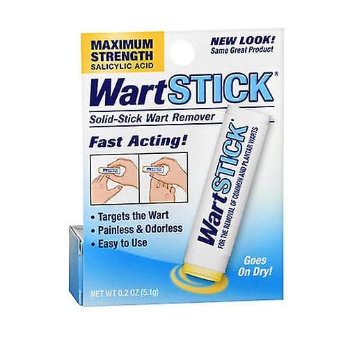 Wart Stick Solid-Stick Remover Maksimal styrke, 0,2 oz (pakke med 1)