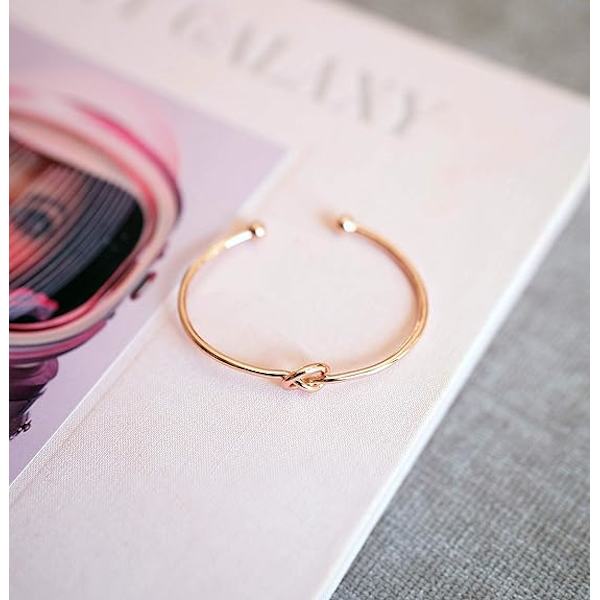 Guldpläterade evighetsknop-armband för kvinnor | Guld Armband för kvinnor