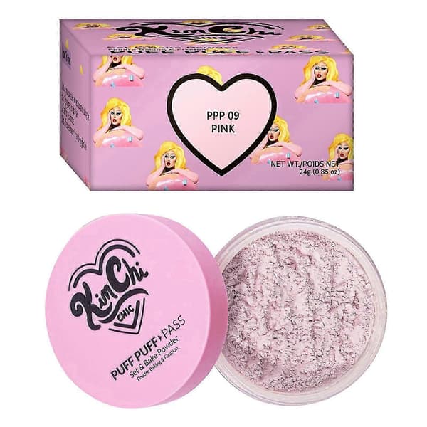 Udviskende Setting Puder til Kvinder Oliekontrol Mat Finish Ansigtspudder til Hverdagsmakeup Light Yellow