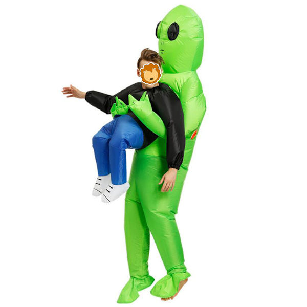 Alien Oppblåsbart Kostyme for Halloween Cosplay Adult version 150-190cm