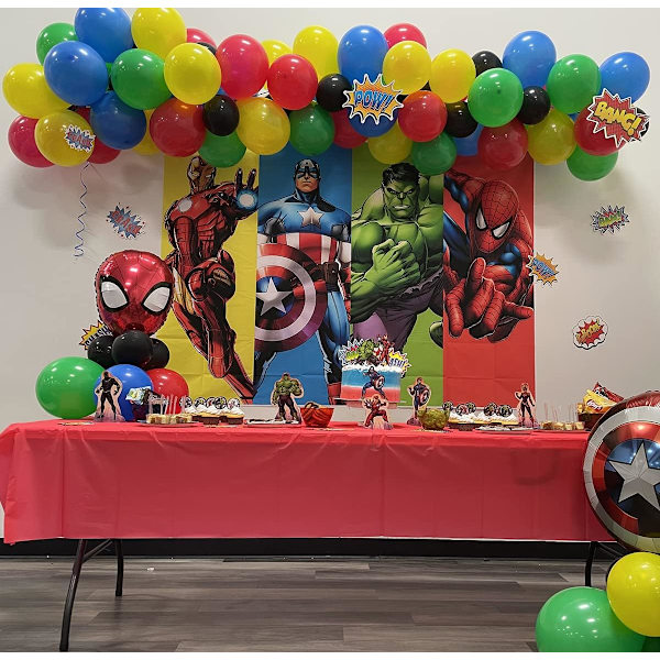 Supersankari Tausta Anime Hahmo Kuva Valokuva Tausta Poika Lapset Syntymäpäiväjuhlat Vauvakutsu Kakku Pöytäkoriste Tausta 7x5FT