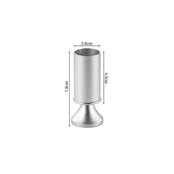Minimalist Aluminum Toothpick Holder - Large Opening and Elegant Table Accessory