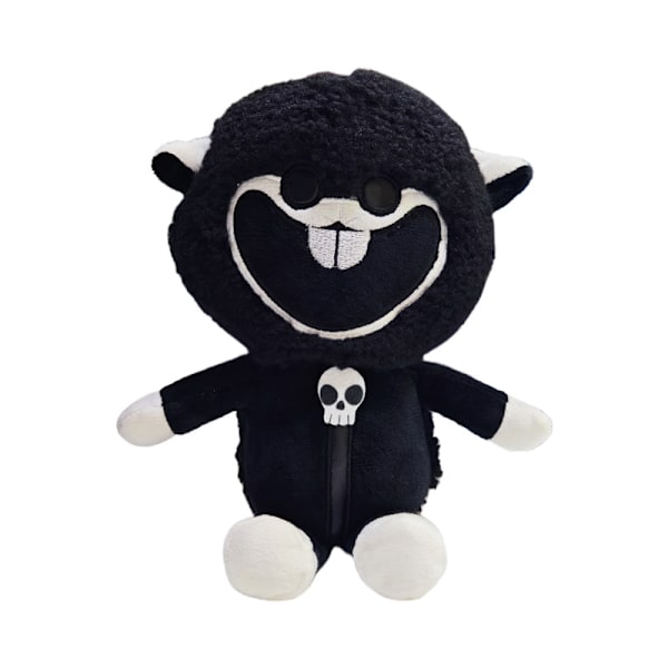 Mareridt Critters Plys Legetøj Børnegaver Drengeværelse Dekoration Blød Fyldt black big mouth lamb 25cm