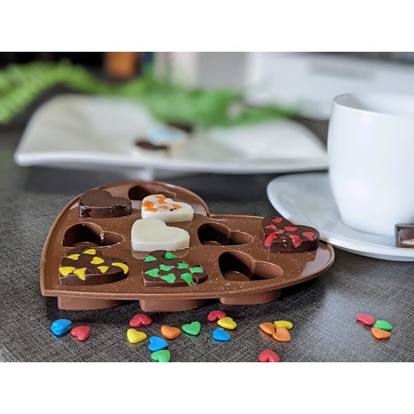 Chokoladeform Sjov Form Slikform (Hjerte)