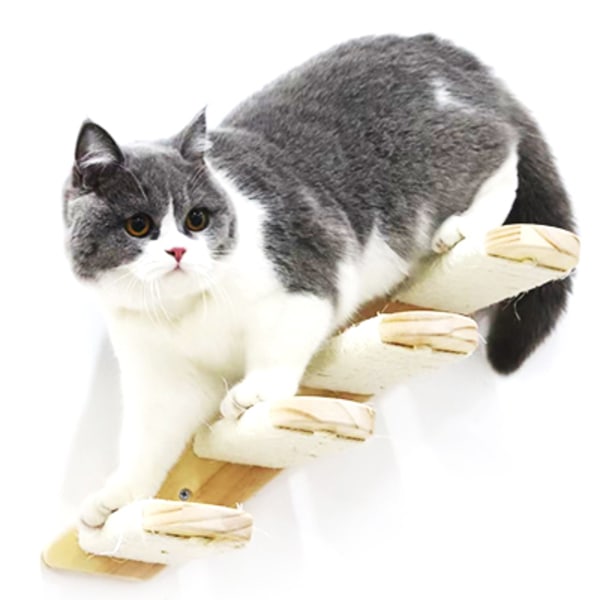 Cat klätterhylla Väggmonterad White