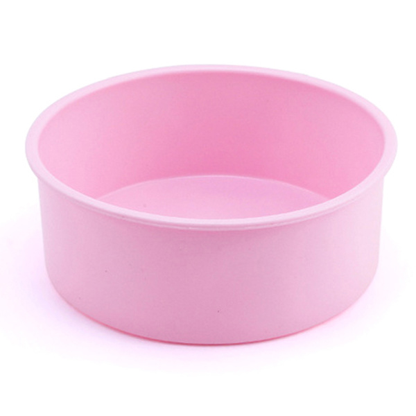1st Rund Silikon Form Mould Silikon Bakpanna Pink
