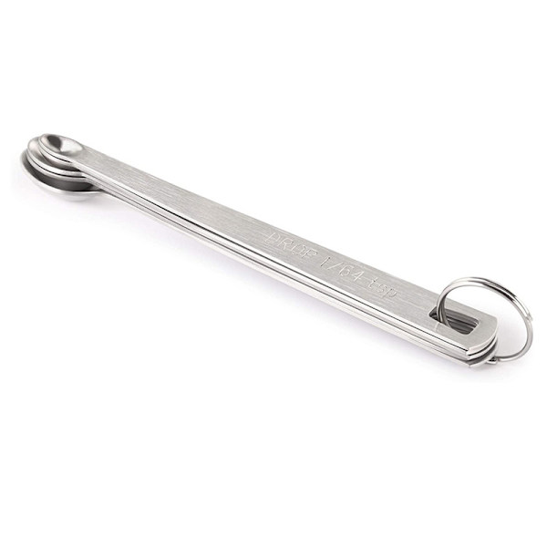 5 st/ Set Mätsked Rostfritt stål Kaffekrydda Multi 5Pcs