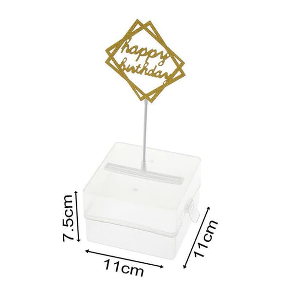 Cake Money Pulling Box Återanvändbar Creative Making Form Rolig Surp B