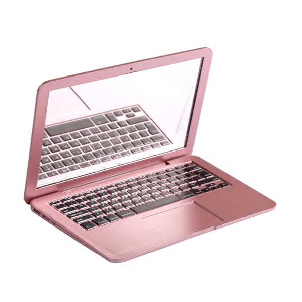 Mini Makeup Mirror Notebook bok Silver White Cosmetic Mirror D Rose Gold