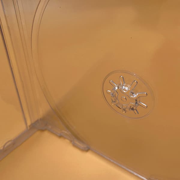 1 ST ReadStar Transparent Plast Single Piece case CD- case