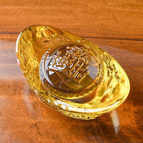 Stil Citringöt Guld Kristallglasfärgad glasyr Rikedom Mo C