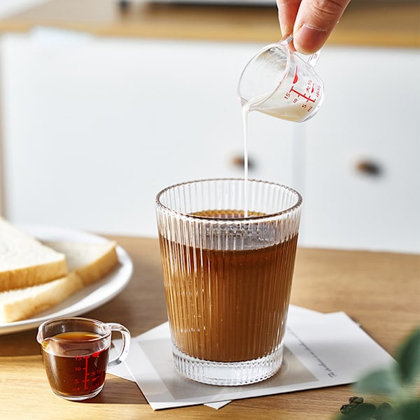 15ml Skala Mätkopp Liten Plast Kvantitativ kopp Matlagning