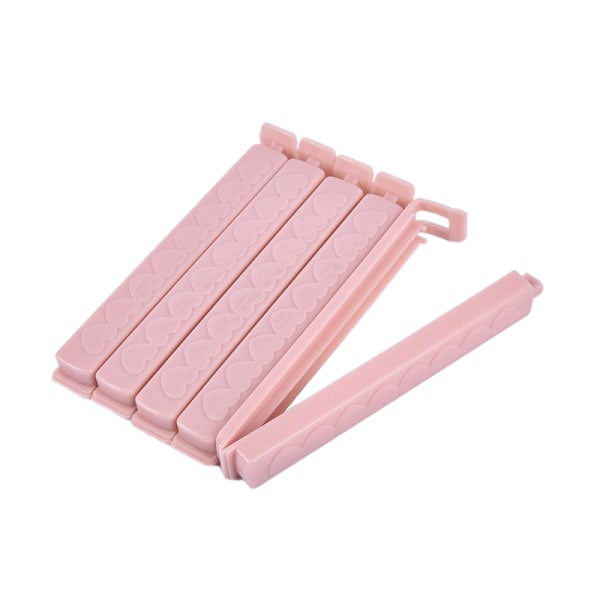 5 STK/PACK Förvaring Snack Bag Tätningsklämmor för paket Clamp Pink