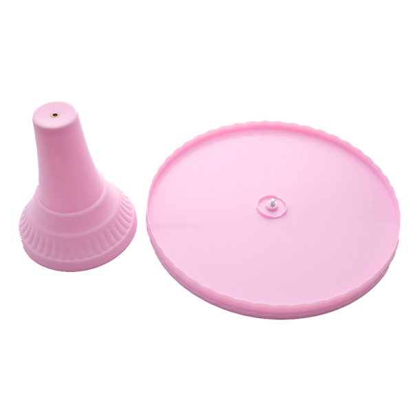 1 st hållbart tårtställ för förvaring av desserter Dessert T Pink
