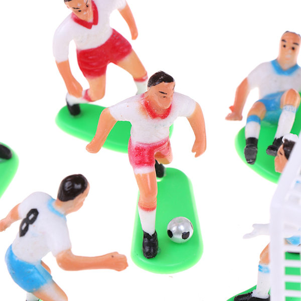 8st/ Set Fotboll Fotboll Tårta Topper Player Födelsedagstårta Dekor