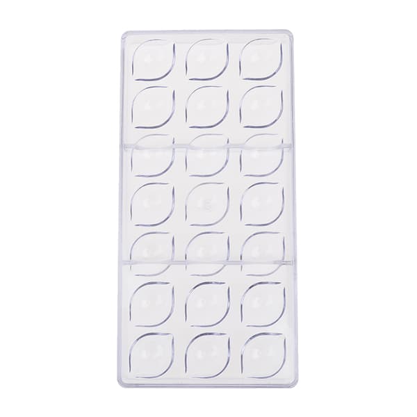 3D Form Polykarbonatbricka Kula Kula Tjock Kaka Mol Transparent