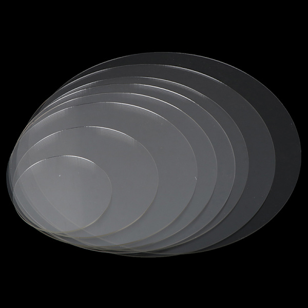 2 mm klar cirkel akrylskivor för runda tårtskivor DIY 22CM
