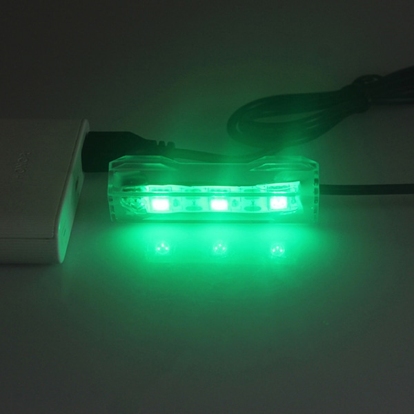 Fish Tank Light Plast Small Aquarium Light USB LED Green