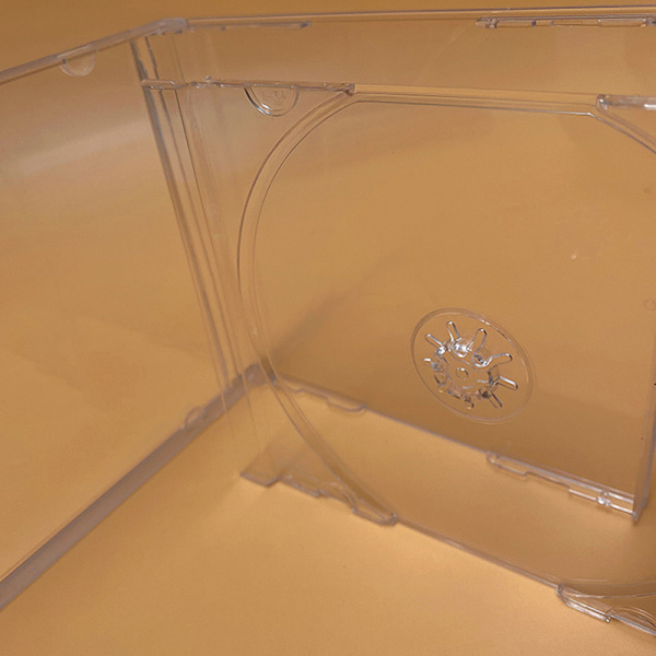 1 ST ReadStar Transparent Plast Single Piece case CD- case
