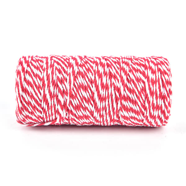 100m/rulle Cotton Bakers Twine String Cord Julklappsförpackning