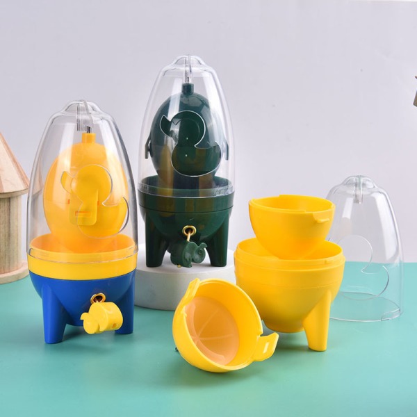 Egg Scrambler Hand Egg Shaker Mixer Eggula & Egg White Mix Manual Yellow