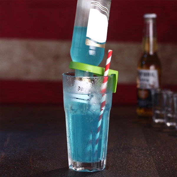 5 st Öl Snap Bar Drink Clips Flaskhållare Vinbar Cocktail
