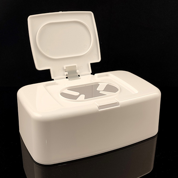 Wet Tissue Box Torkdispenser Portable Wipes Servettförvaringsbox White