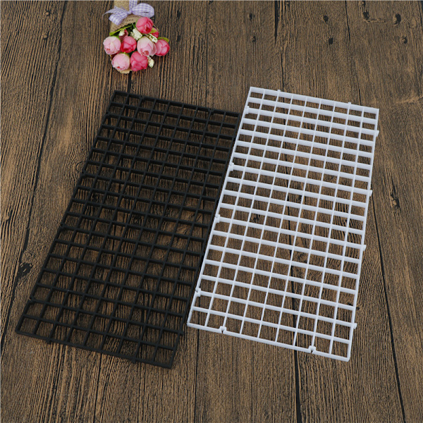 Fish Tank Hållbar Plast Fish Grid Divider Hållare Fack Ägg Cra White