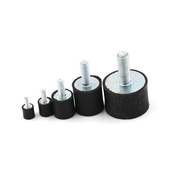 M3 M4 M5 M6 M8 gummidämpare Antivibrationsisolatorfästen 0 VD10*10*M4