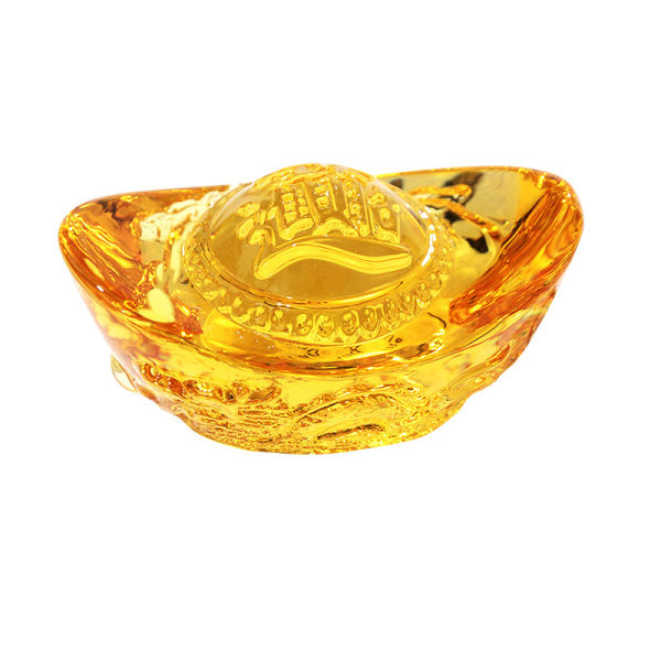 Stil Citringöt Guld Kristallglasfärgad glasyr Rikedom Mo B