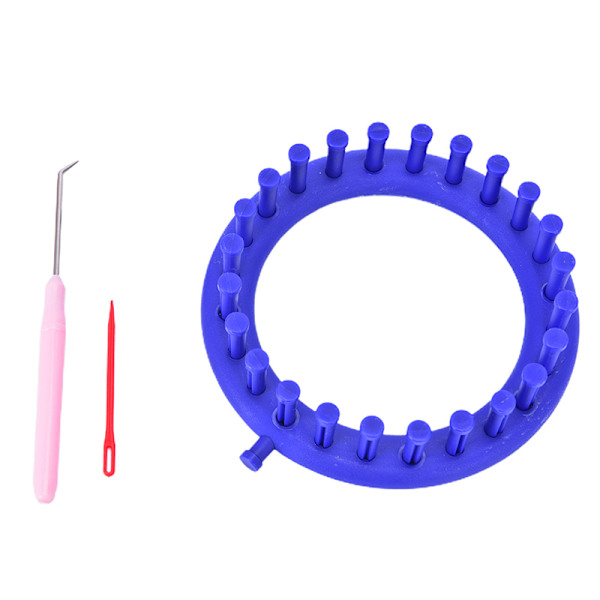 4Size Round Knitter Looms DIY Tool Kit Plastic Round Circle Cre Blue